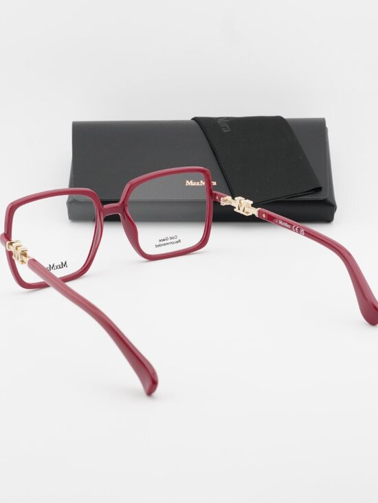 Max Mara MM5108-H 075 Square Eyeglasses - Fuchsia / Gold 55mm main image 4